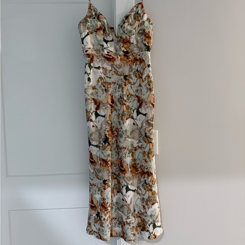 Floral Spaghetti Strap Dress